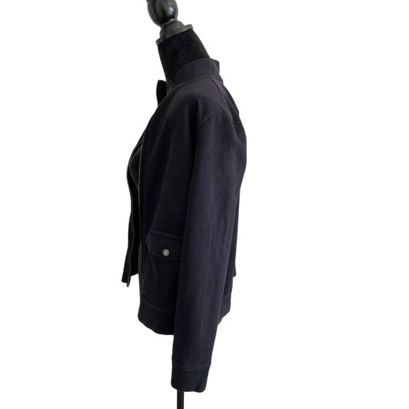 CHAPS by Ralph Lauren Jacket Full Zip Black Women's M - Picture 2 of 7